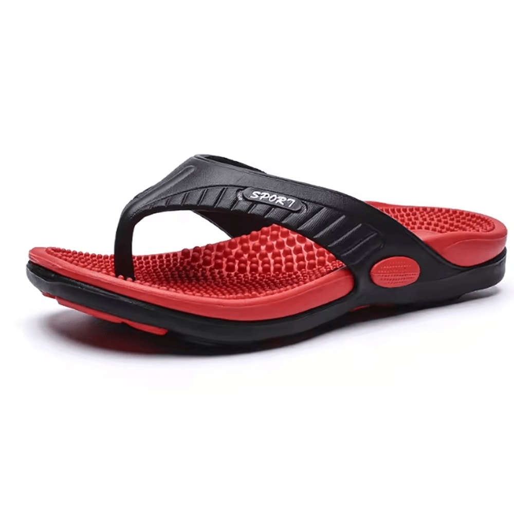 ComfortStep Mens Massage Flip Flops Anti Slip Beach Slippers 3