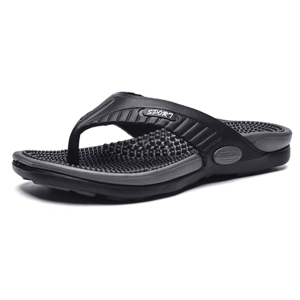 ComfortStep Mens Massage Flip Flops Anti Slip Beach Slippers 5