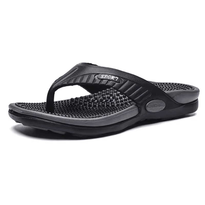 ComfortStep Mens Massage Flip Flops Anti Slip Beach Slippers 5
