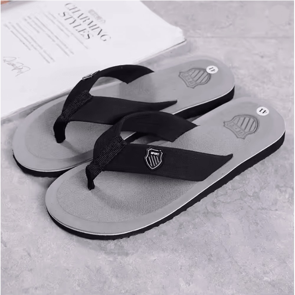 CoastFlex Mens Casual Flip Flops Non Slip Summer Beach Slides 6
