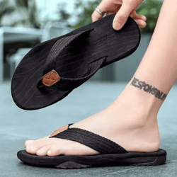 stridemax mens casual beach flip flops anti slip summer sandals