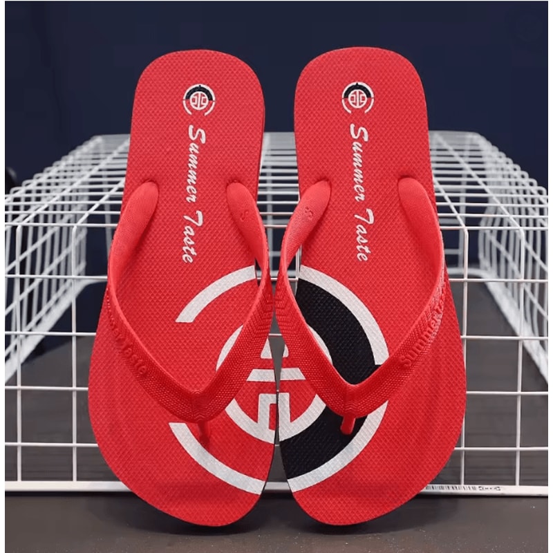 KoreFlex Mens Summer Flip Flops Anti Skid Casual Beach Slides 2