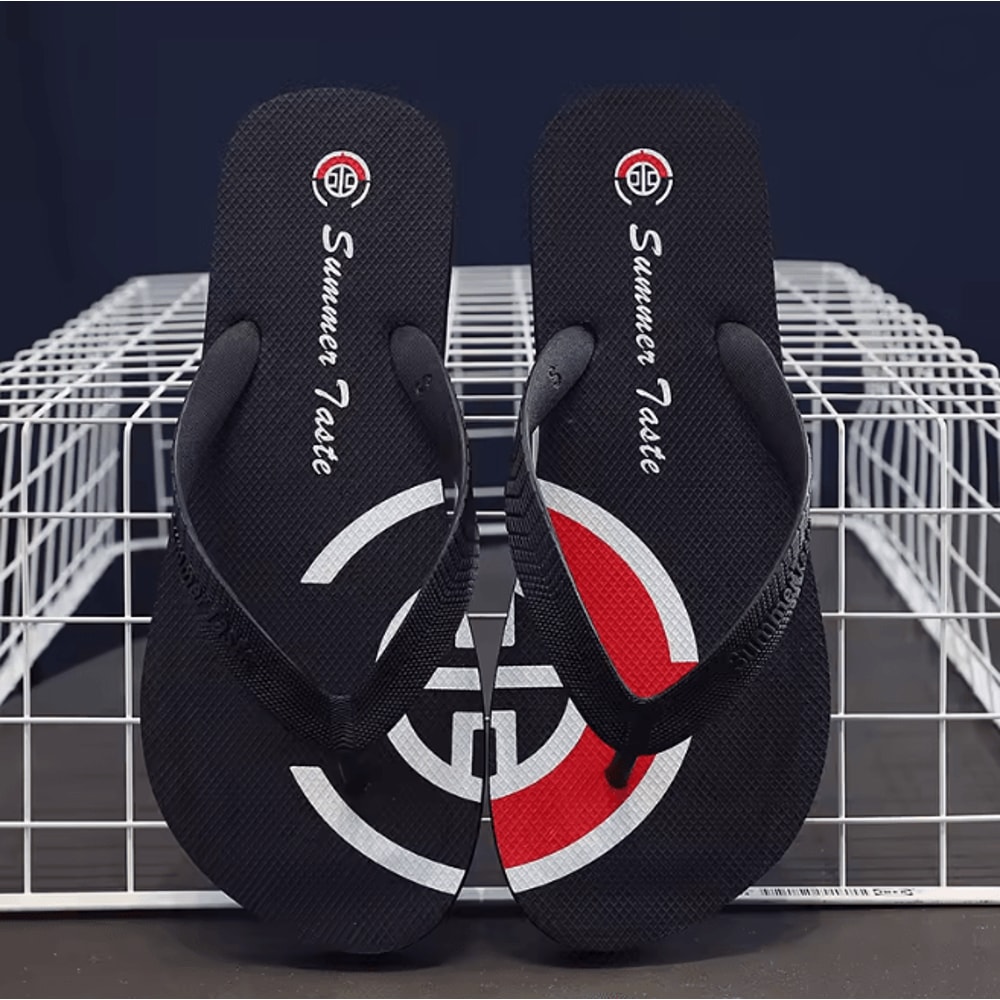 KoreFlex Mens Summer Flip Flops Anti Skid Casual Beach Slides 3