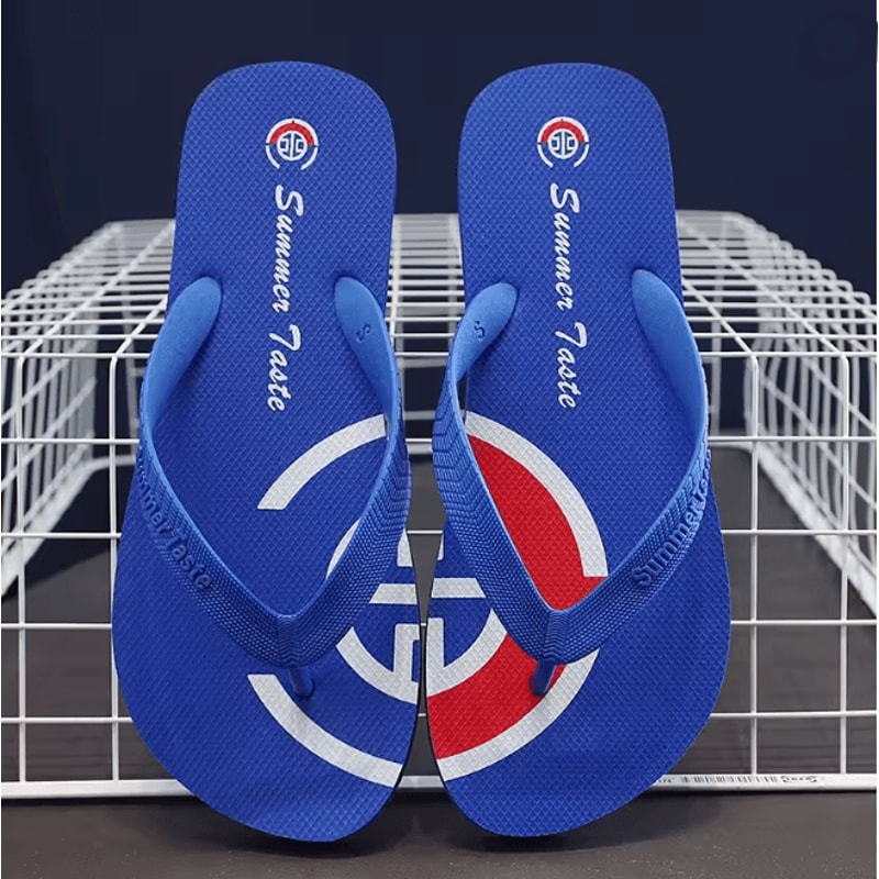 KoreFlex Mens Summer Flip Flops Anti Skid Casual Beach Slides 4