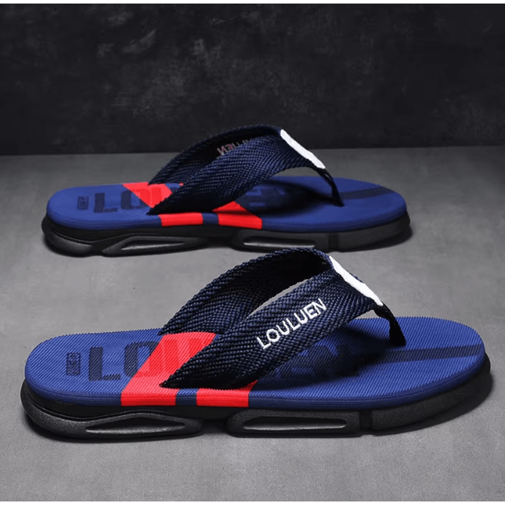 AeroStride Mens Summer Beach Flip Flops Anti Skid Casual Sandals 0