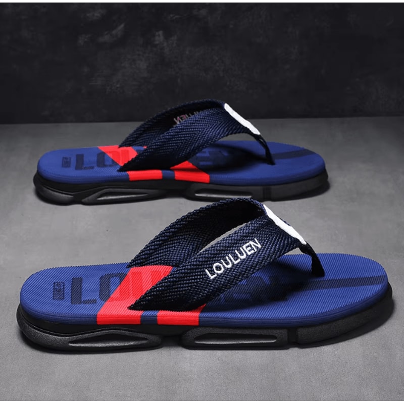 AeroStride Mens Summer Beach Flip Flops Anti Skid Casual Sandals 0