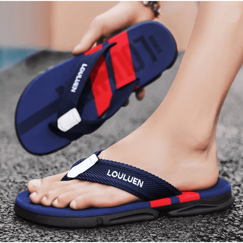 AeroStride Mens Summer Beach Flip Flops Anti Skid Casual Sandals 2