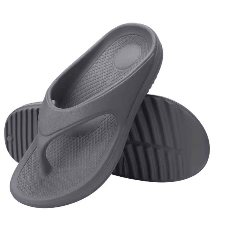 Shevalues Orthopedic Mens Sandals With Arch Support Beach Flip Flops 3