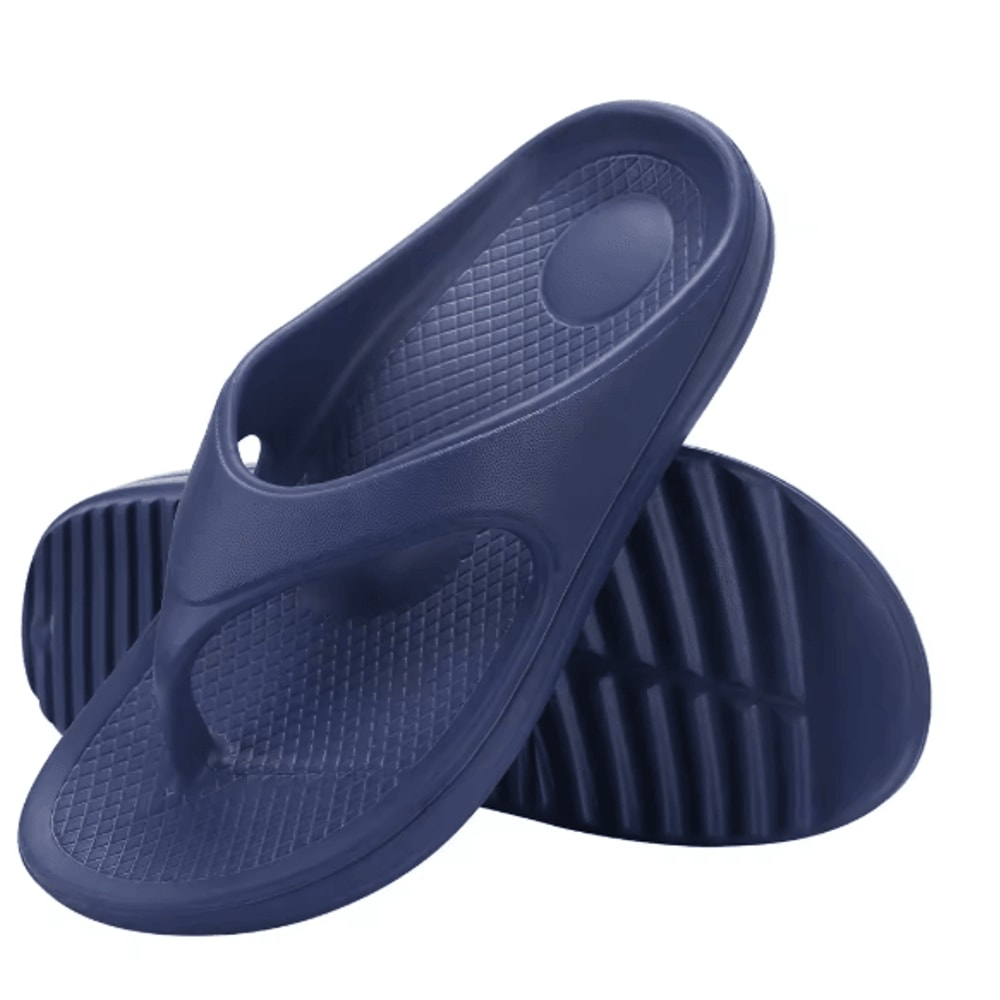 Shevalues Orthopedic Mens Sandals With Arch Support Beach Flip Flops 4