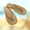 BambooEase Women Flat Flip Flops Non Slip Rattan Sandals 2
