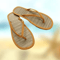 BambooEase Women Flat Flip Flops Non Slip Rattan Sandals 2
