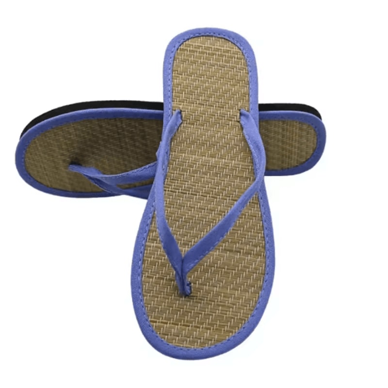 BambooEase Women Flat Flip Flops Non Slip Rattan Sandals 4