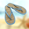 BambooEase Women Flat Flip Flops Non Slip Rattan Sandals 6