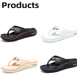 cloudstep mens comfortable flip flops soft beach slides