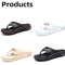 CloudStep Mens Comfortable Flip Flops Soft Beach Slides 0