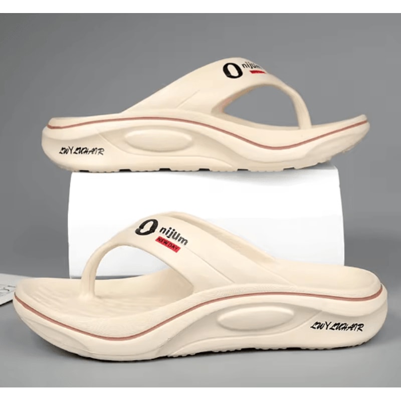 CloudStep Mens Comfortable Flip Flops Soft Beach Slides 5