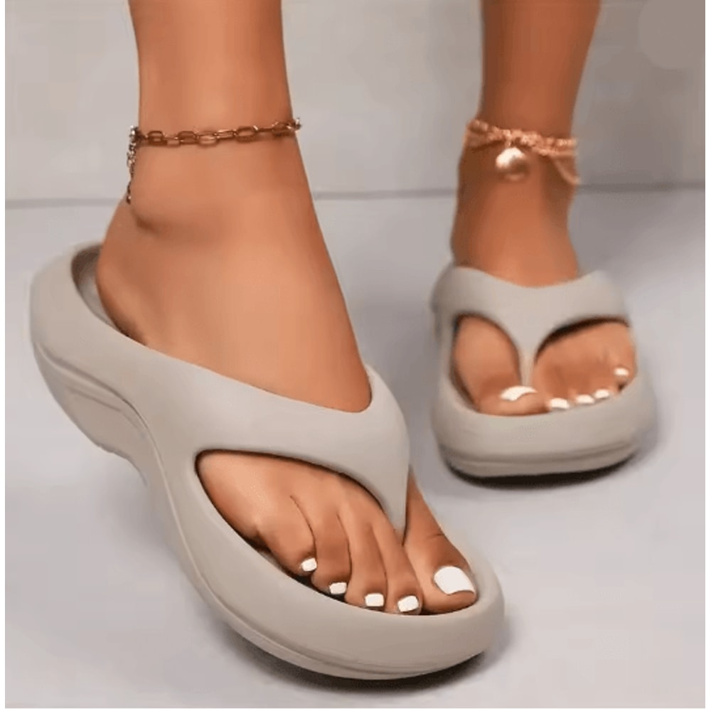 CloudLift EVA Platform Flip Flops Thick Sole Beach Sandals 2