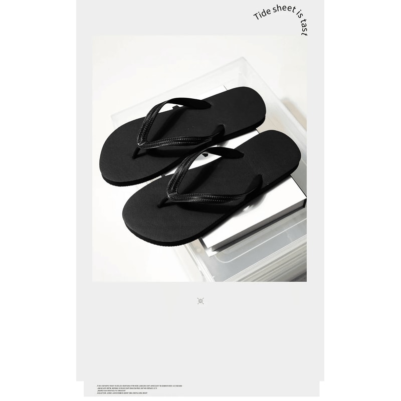 UrbanEdge Mens Non Slip Flip Flops Casual Beach Sandals 0