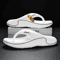 Men Cloud Cushion Platform Flip Flops Thick Soft Sole Beach Slides 3