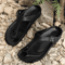Men Adjustable Buckle Flip Flops Casual Comfort Beach Sandals 2