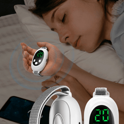 smart sleep relief device with 20 intensity levels for calm and relaxation