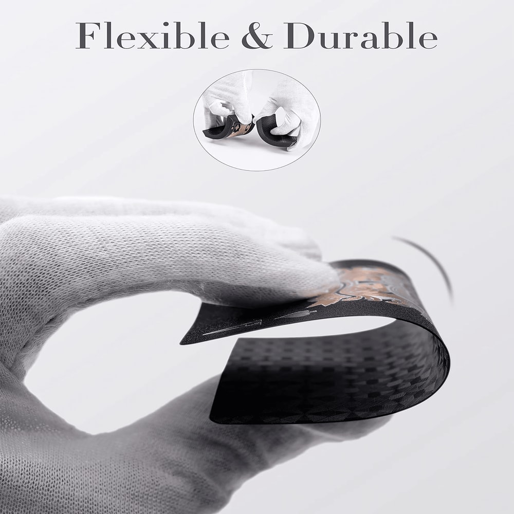 24K Gold Waterproof Playing Cards Luxury Plastic Poker Deck 1