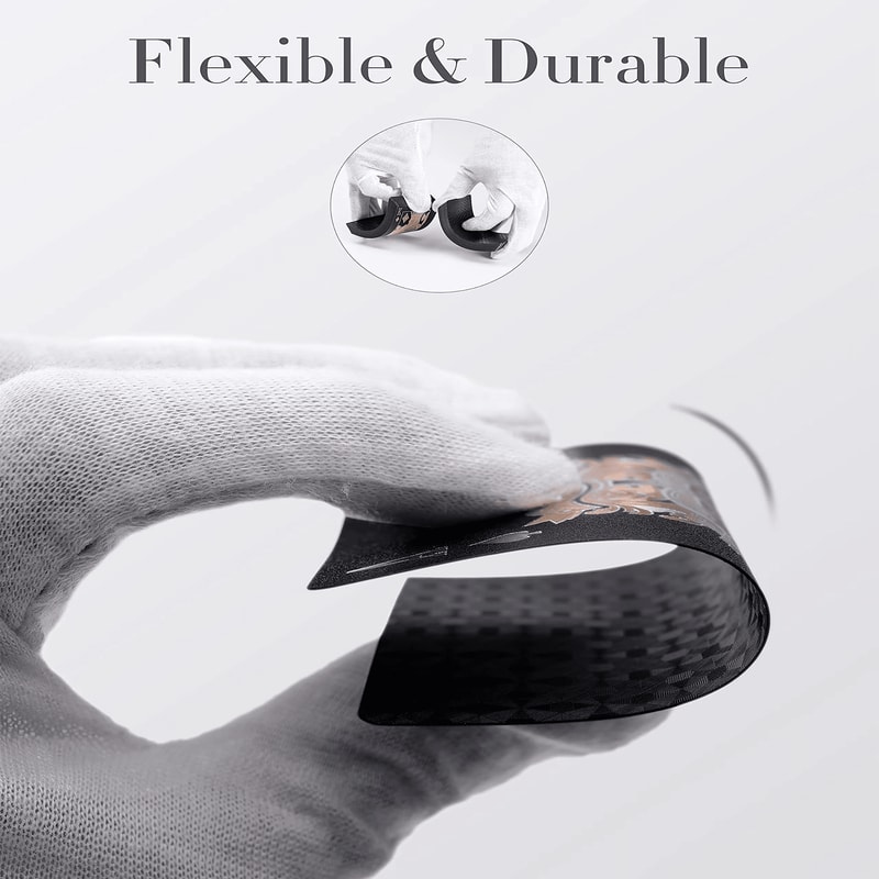 24K Gold Waterproof Playing Cards Luxury Plastic Poker Deck 1