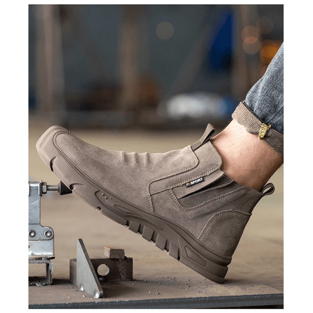 Indestructible Steel Toe Work Boots For Men Anti Puncture Safety Shoes 0