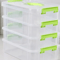 4 Layer Transparent Makeup Organizer Box Stackable Desk Storage Drawers 3