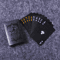 Black Gold Waterproof Playing Cards Luxury Poker Deck 4