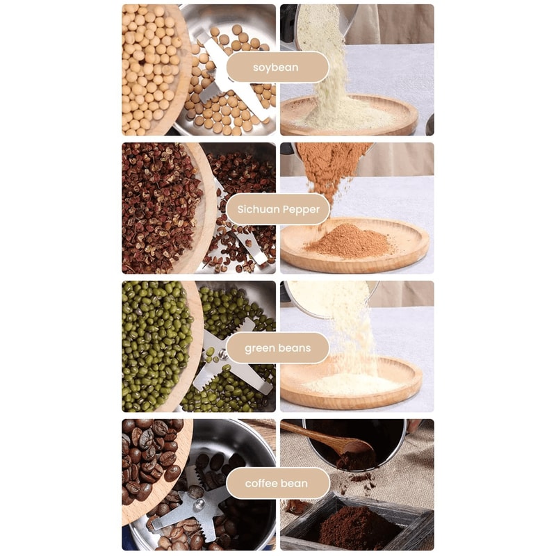 High Power Electric Coffee Grinder For Beans Spices And Grains 1