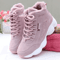 Winter Velvet Cotton Shoes Warm Thick Sole Casual Sneakers 2