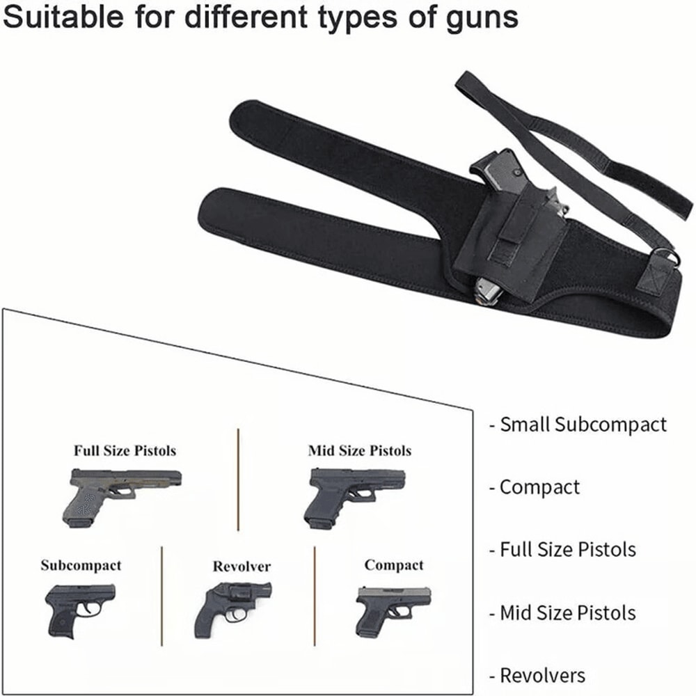 everyday carry holster with discreet under clothing fit