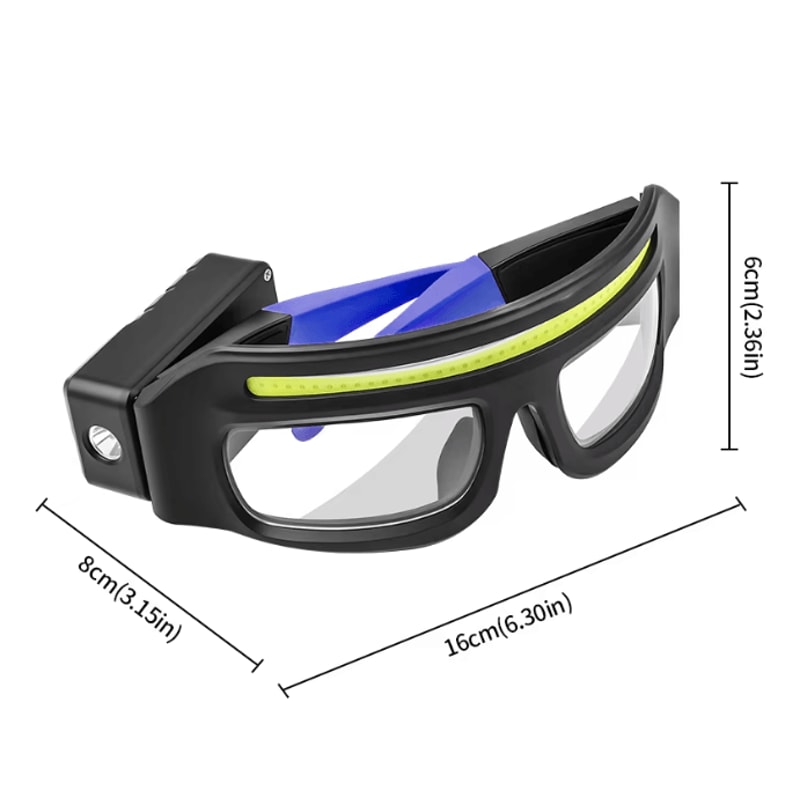LumiClip Pro LED Glasses Light USB Rechargeable Clip On Headlamp 3