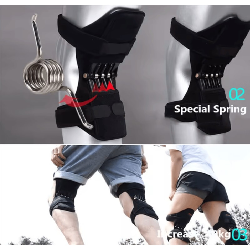PowerLift Spring Knee Support Brace For Joint Stability And Pain Relief 2