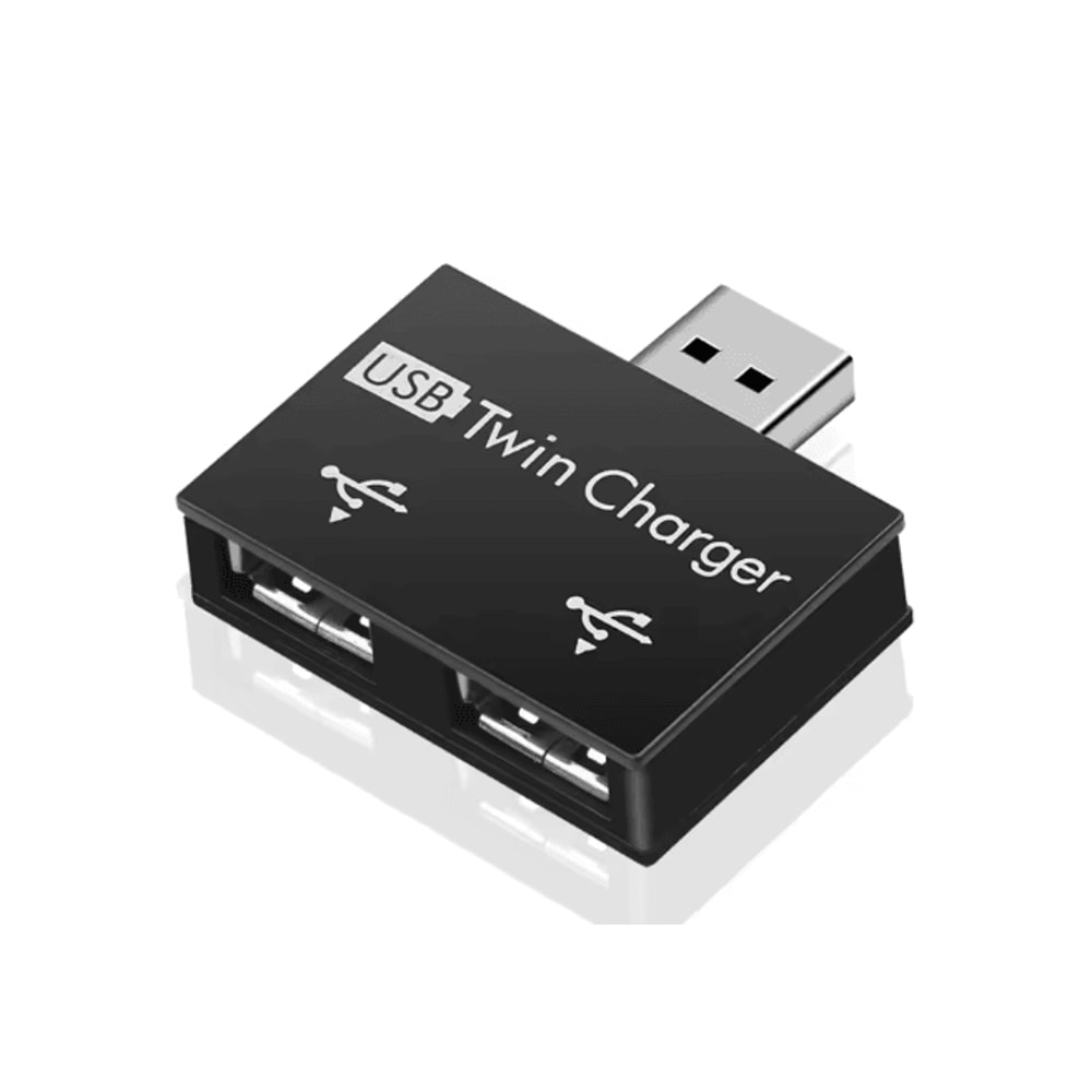 Dual Port USB Hub Adapter USB Splitter For Laptop And Phone 4