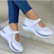 Comfort Knit Platform Sneakers For Women Casual Thick Sole Shoes 2