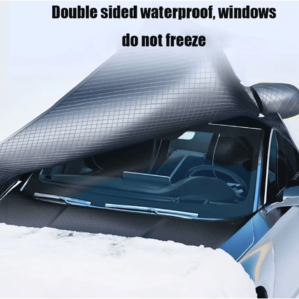 WinterShield Pro Car Snow Cover Extended Windshield Protector 2
