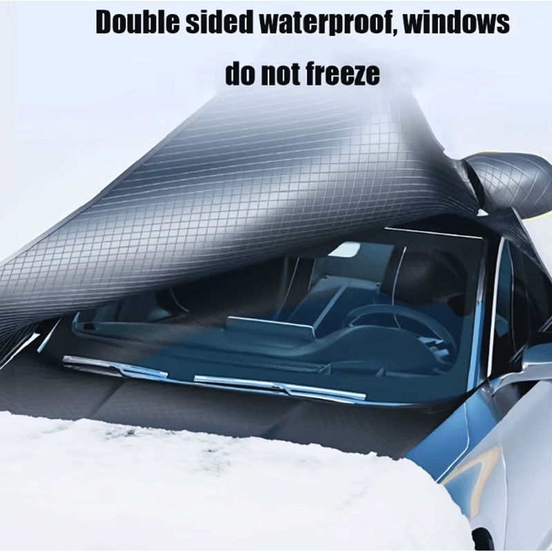 WinterShield Pro Car Snow Cover Extended Windshield Protector 2