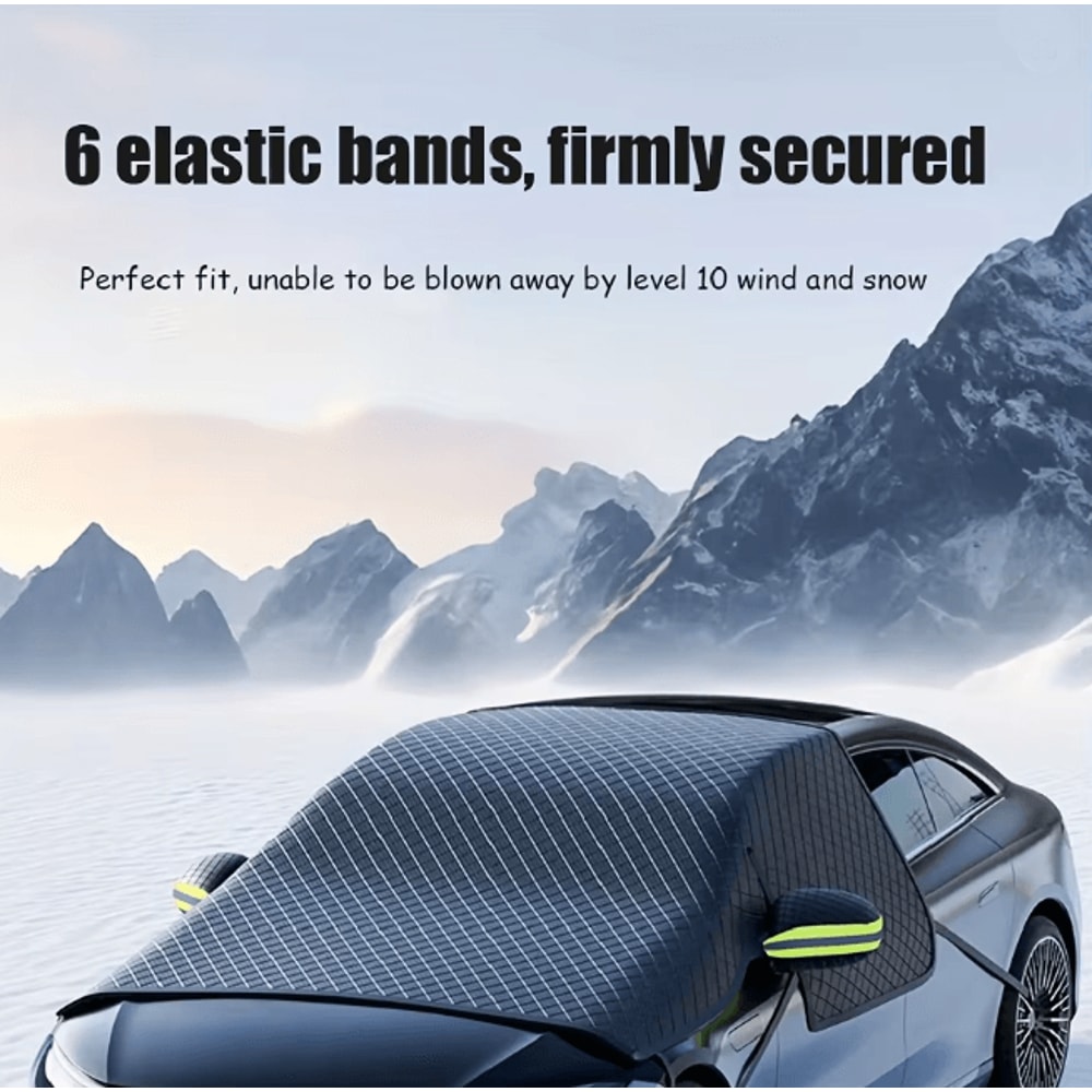 WinterShield Pro Car Snow Cover Extended Windshield Protector 3