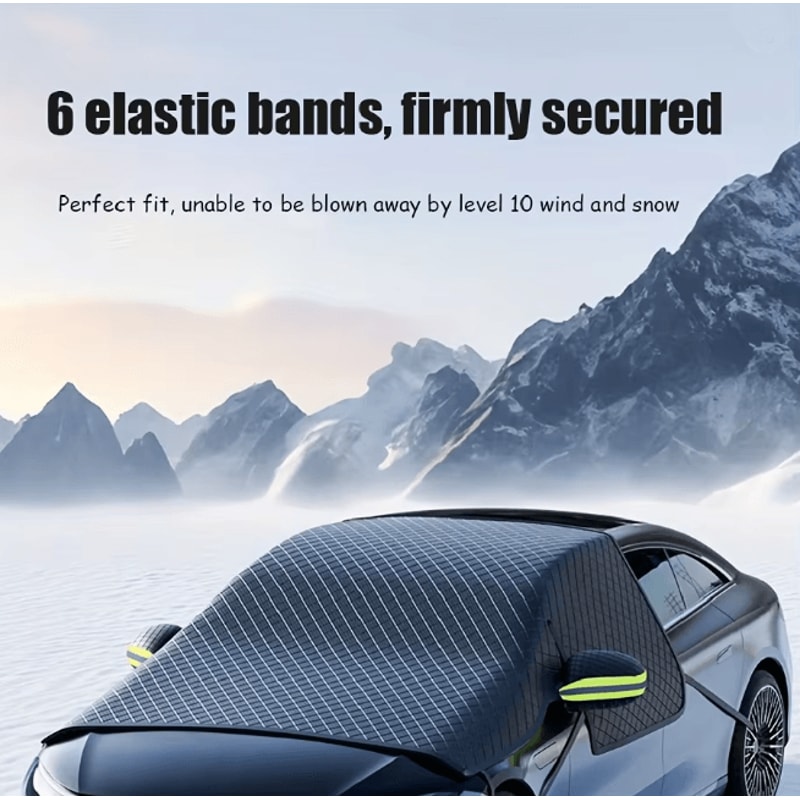 WinterShield Pro Car Snow Cover Extended Windshield Protector 3