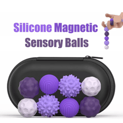 magnacalm magnetic silicone sensory balls fidget toy for stress relief