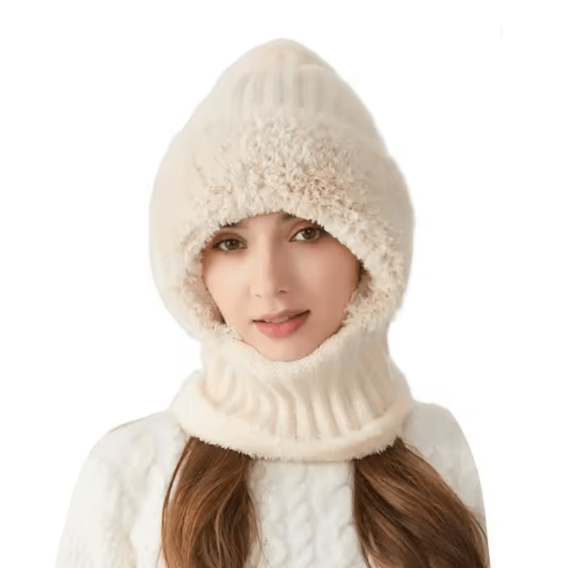 ThermaKnit Winter Hat And Neck Warmer Beanie For Women And Men 9