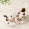 Winter Plush Cow Slippers For Couples Warm Non Slip House Shoes 2