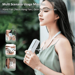 portable waist fan neck hanging usb mini air cooler