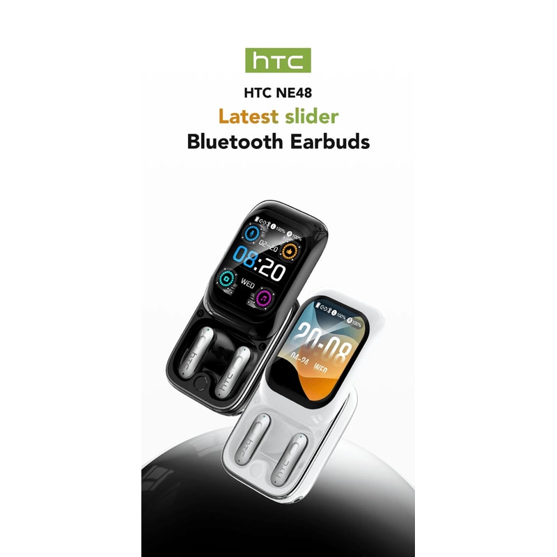 HTC NE48 AI Translator Earbuds Bluetooth 60 Wireless Headphones 0