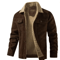 Mens Fleece Lined Parka Jacket Casual Autumn Winter Coat 4