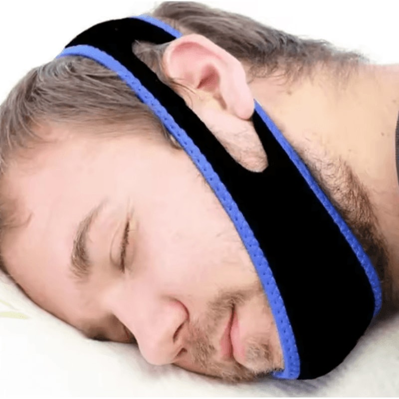 Adjustable Anti Snore Chin Strap Sleep Support Belt 3