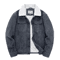 Mens Casual Cotton Jacket Autumn Winter Lapel Coat 4