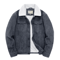 Mens Casual Cotton Jacket Autumn Winter Lapel Coat 4